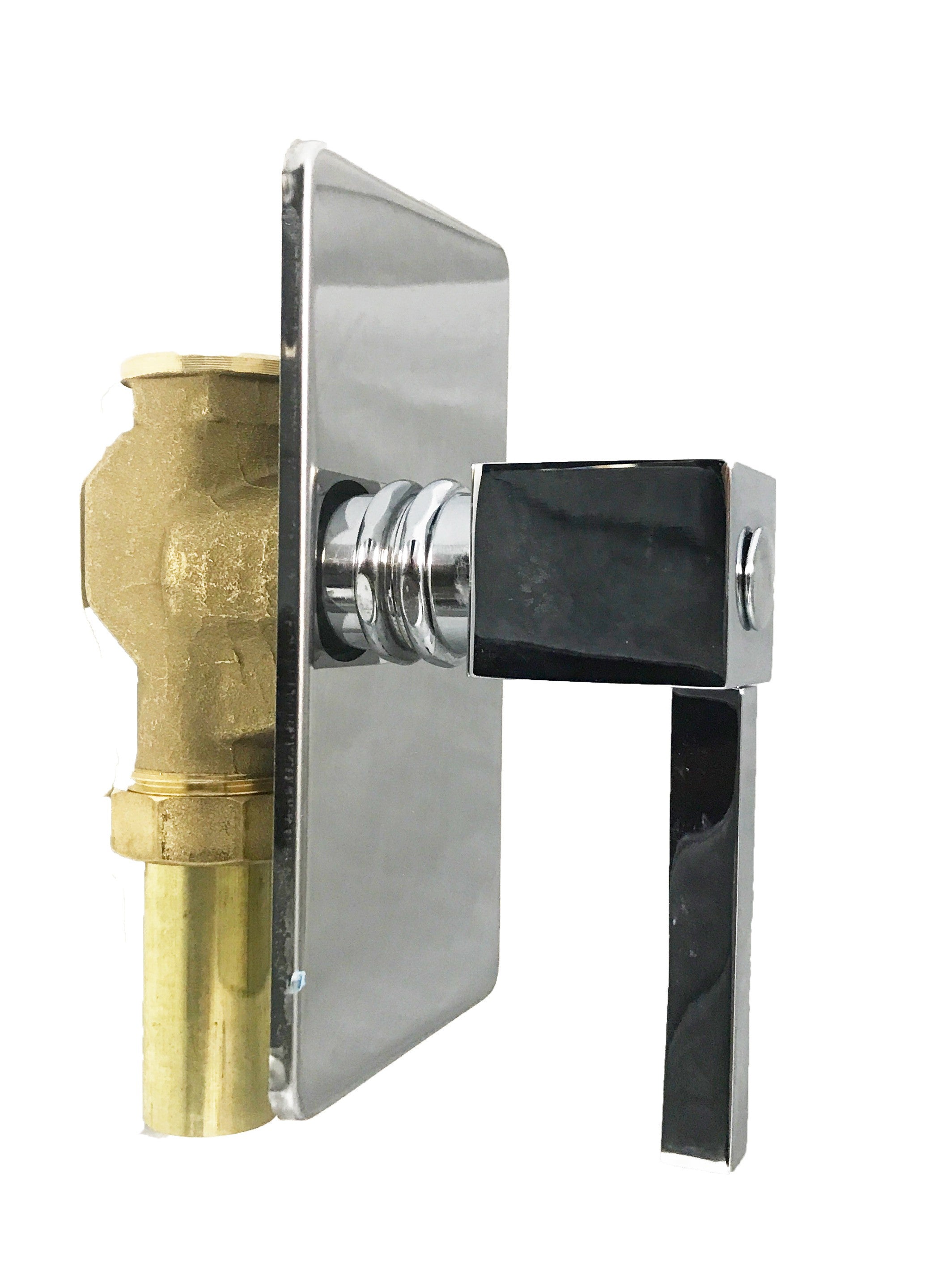 Passo rapido ad incasso 3/4 completo maniglia moderna quadrata