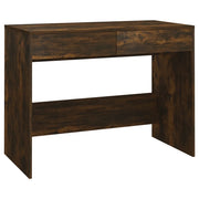 Scrivania | Tavolo da Ufficio Rovere Fumo 101x50x76,5 cm in Truciolato