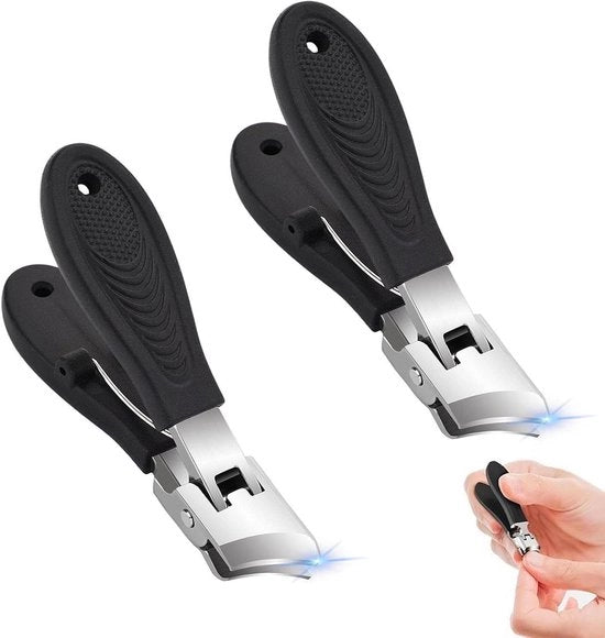 Nagelknippers Schuine per Dicchi Unghie - 2 Pezzi con Apertura di Bocca Larga
