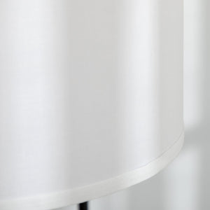 Piantana da Interno 64x38x163,5 cm Paralume in Tessuto Effetto Lino Bianco