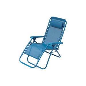 Sedia Sdraio Lettino Pieghevole Reclinabile Partenope Colore: Blu