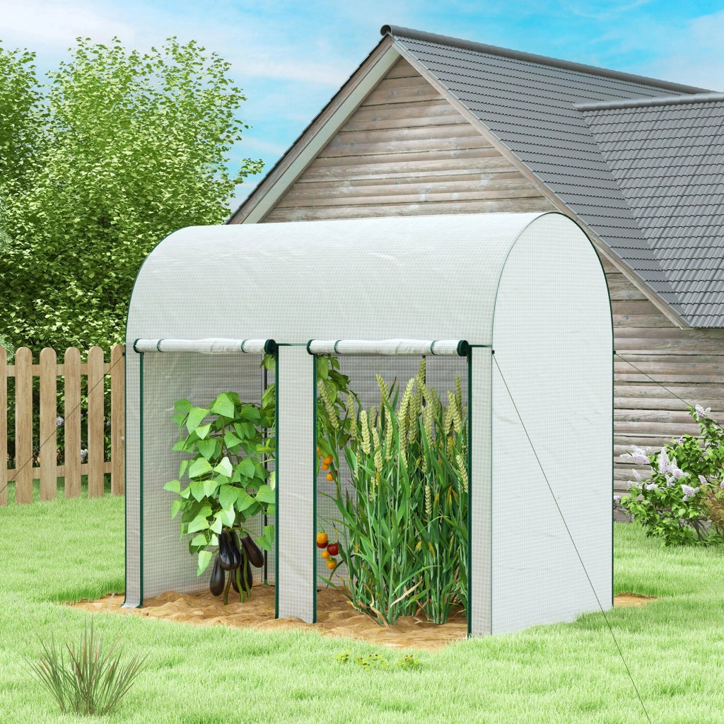 Serra da giardino ¨C zephmum ¨C 2 mq 2x1x1.78 m bianco