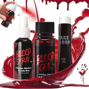 Set di Prostetici per Halloween - Sangue Realistico per Cosplay e Effetti Speciali