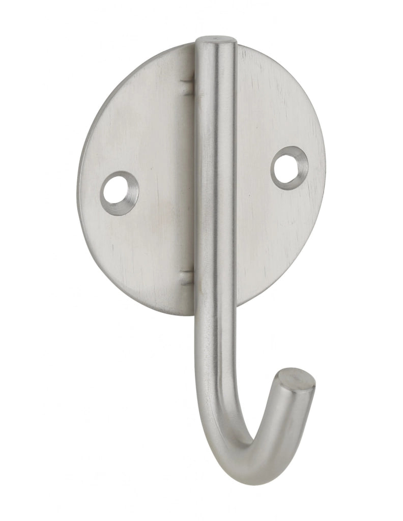 Gancio appendiabiti singolo in acciaio inox – THIRARD