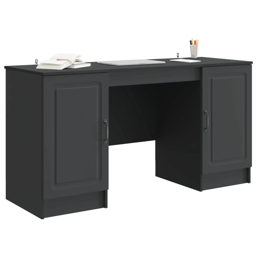 Scrivania Nero 142,5 x 50 x 75 cm Legno ingegnerizzato 3414640