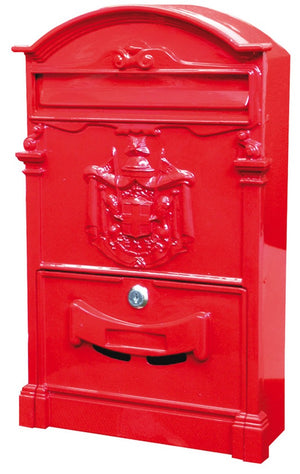 cassetta postale artistica col. rosso cod:ferx.vit22077