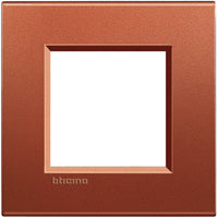 Living Light - Placca quadra 2P Brick - LNA4802RK