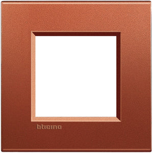 Living Light - Placca quadra 2P Brick - LNA4802RK