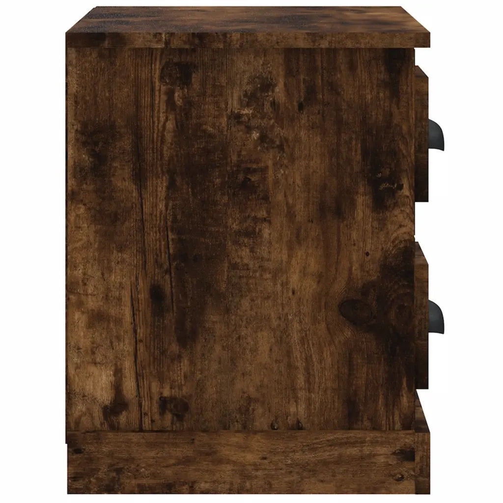 Comodino-Tavolino da notte Rovere Fumo 60x35,5x45 cm