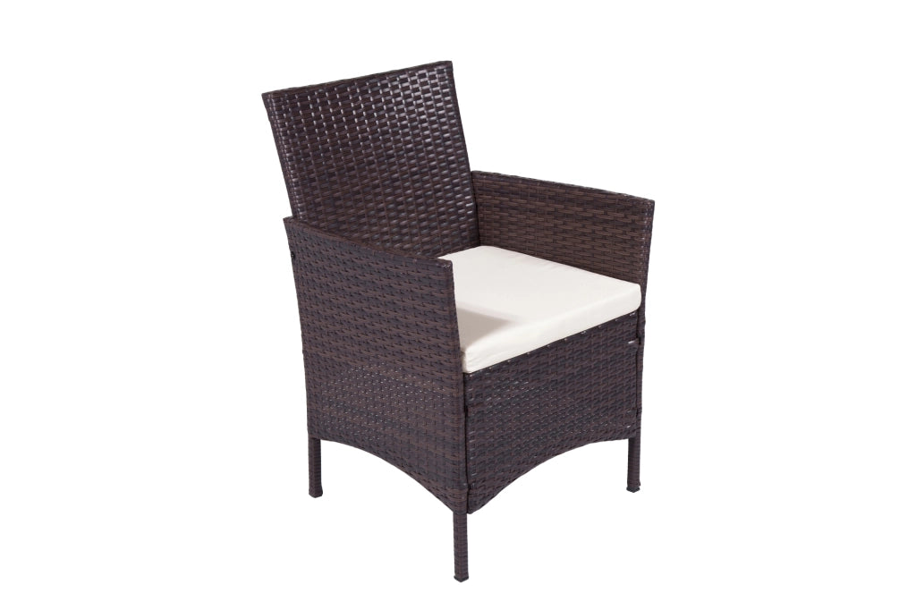 Salotto da giardino in rattan, set di divani da esterno in polyrattan marrone - Erica - RT-E09ZB