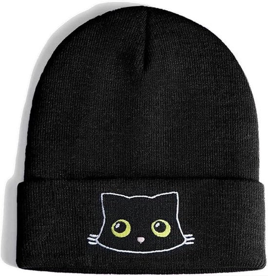 Cappuccio per gatti - carino regalo per gli amanti dei gatti - invernale da combinare con donne e ragazze - cappuccio per gatti con orecchie