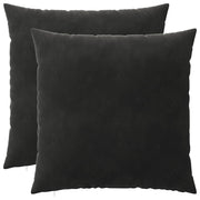 Cuscino con cuscino HEERLEN 2 pz Nero Velluto 928030
