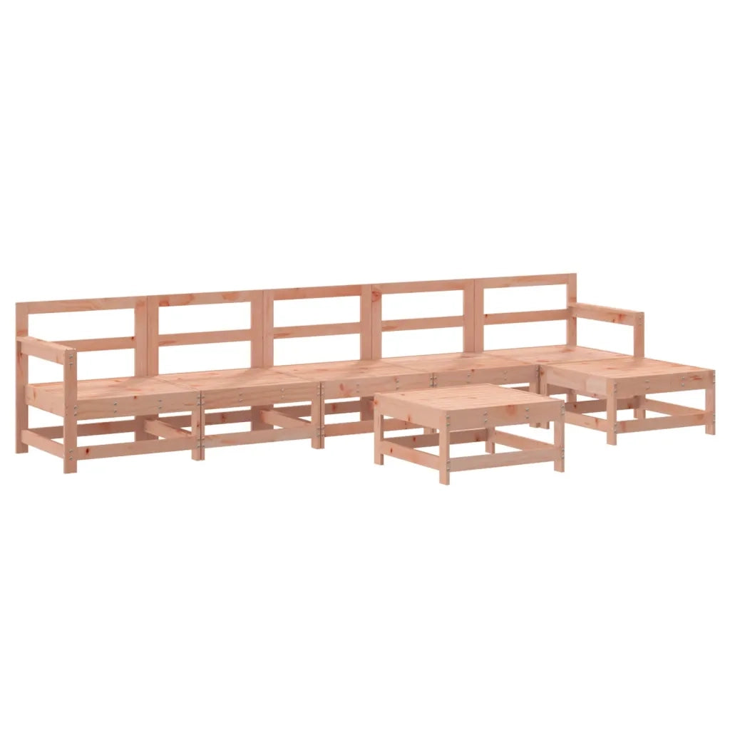 Set Salotto da Giardino 7 pz in Legno Massello di Douglas 3186422