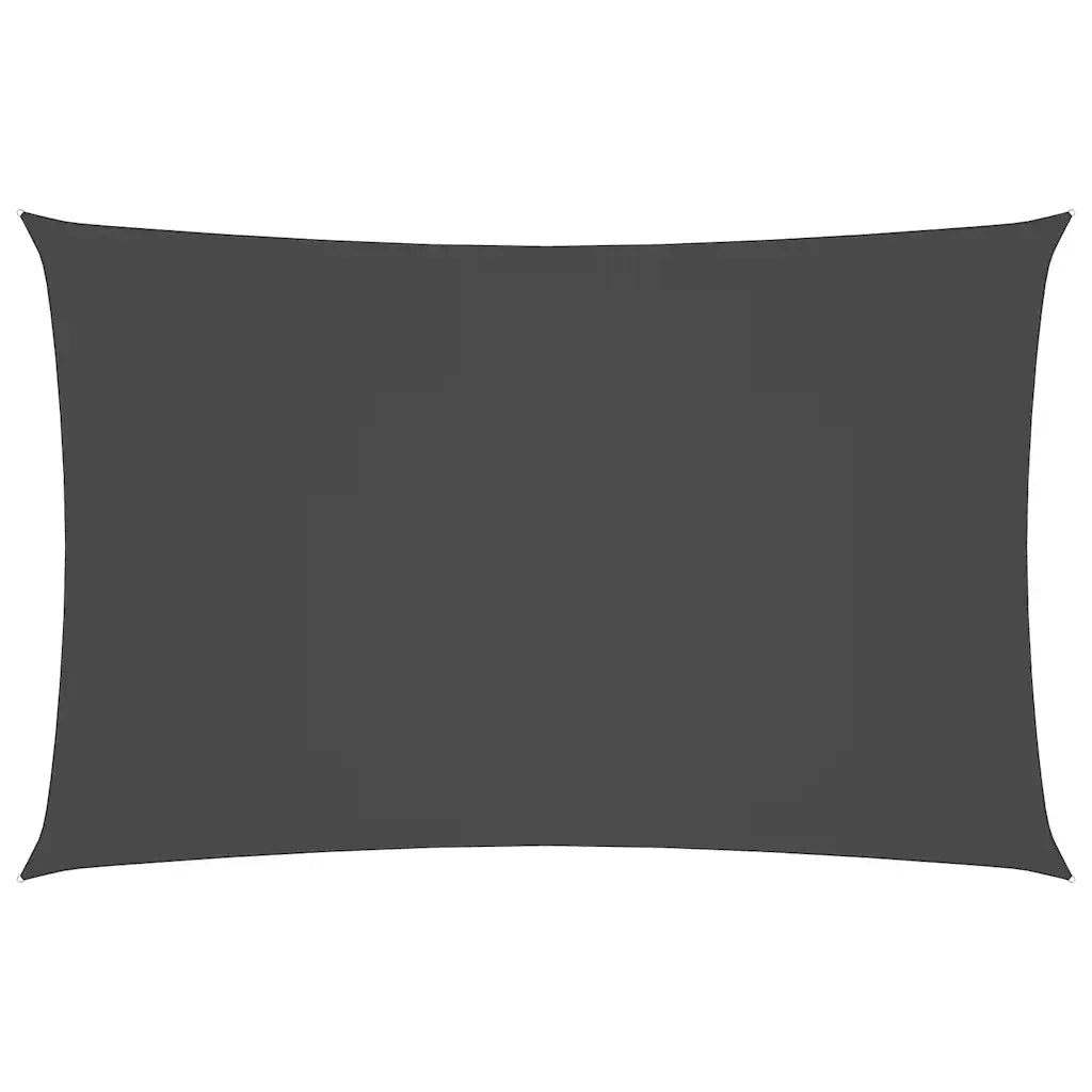 Parasole a Vela Oxford Rettangolare 2x5 m Antracite 135094