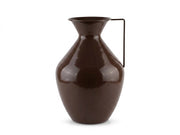 Vaso metallo Mondex Roger 15,7x25x37 cm cioccolato 1 pz