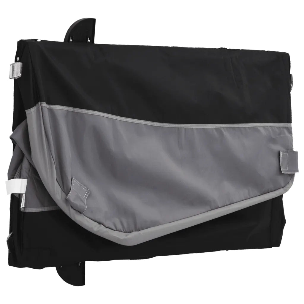 Rimorchio da Bici Nero e Grigio 45 kg in Ferro CFW9439862