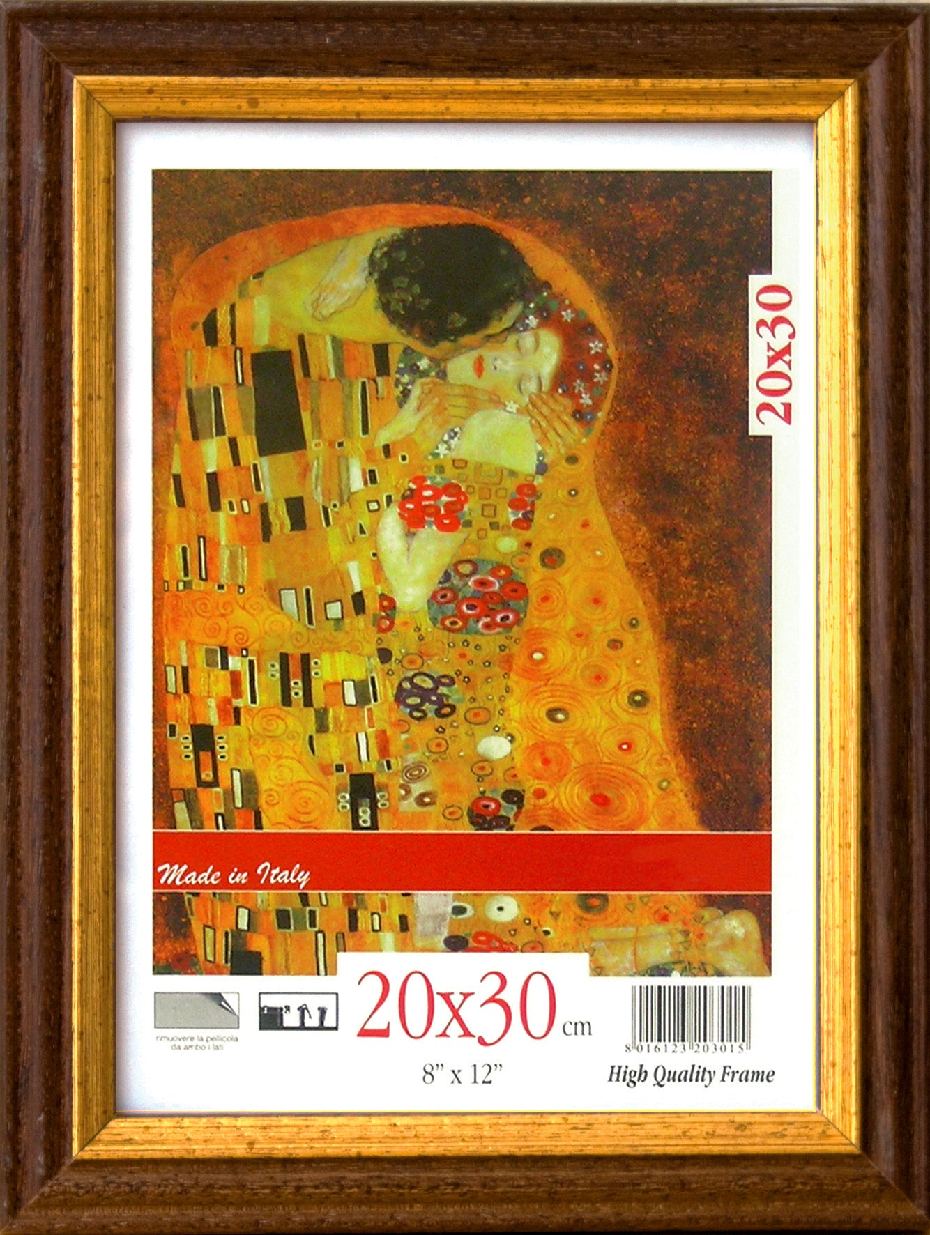 Cornice brun  cm. 20x25 (8 pezzi) - 