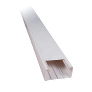 Trade Shop - Set 2 Canalina Elettrica Passacavi Plastica 2mt 16x16mm Autoadesiva Ct2 5621616a -