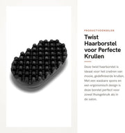 Borsetto per capelli con setole in gomma - Borsetto a spirale per capelli - Strumento di stile per capelli per uso domestico - Facile da pulire e manutenere - Borsetto a spirale per capelli