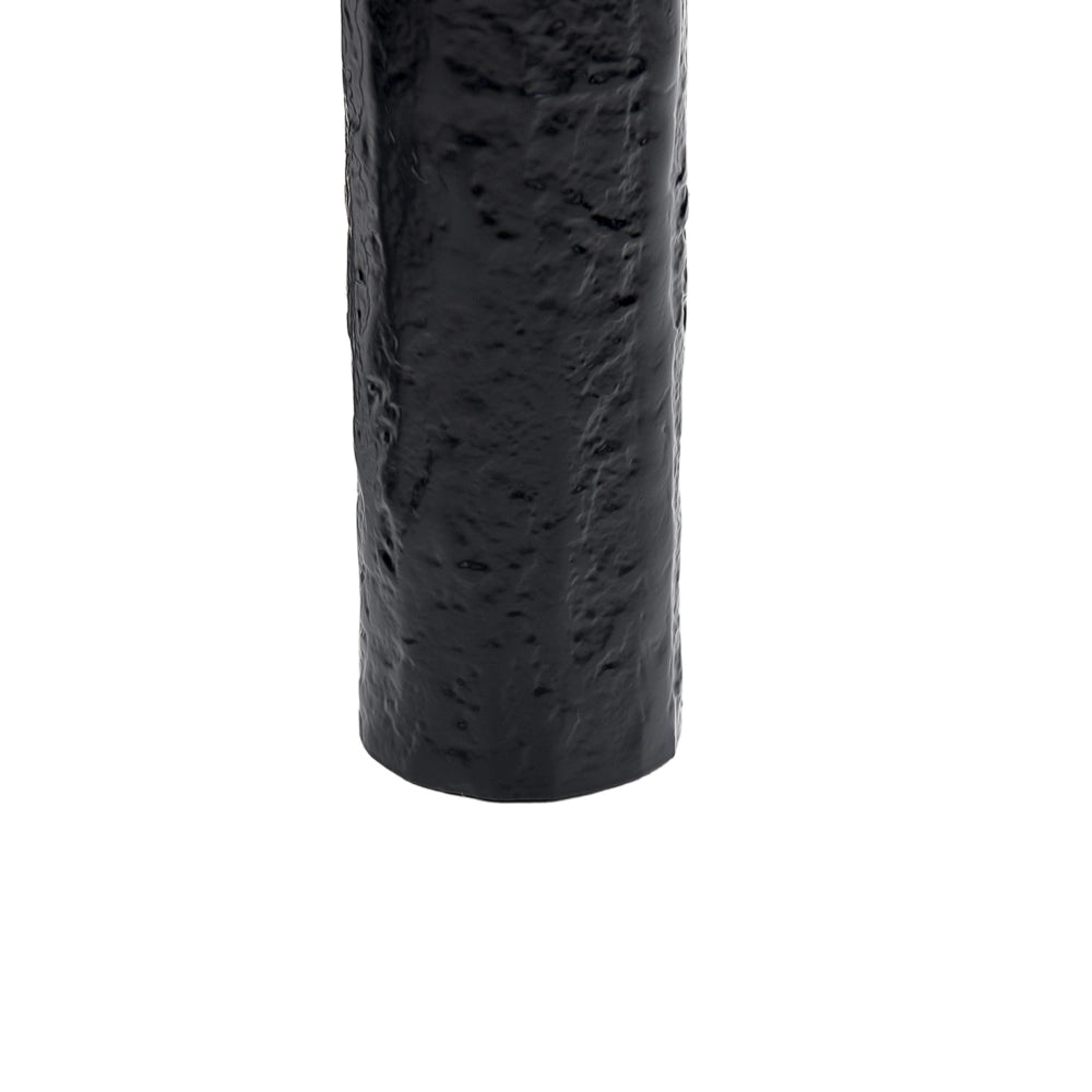 Tavolino da caffè decorativo in alluminio bianco e nero Tavolino da caffè decorativo Piccolo arredamento per il soggiorno ⌀ 33 cm