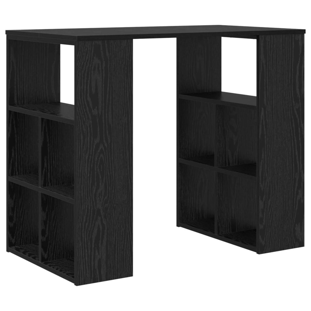 Scrivania Rovere Nero 90 x 50 x 75 cm Legno multistrato 869507