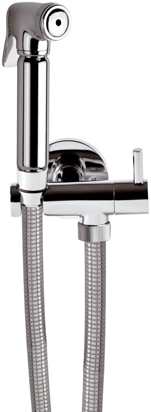 Set idroscopino composto da: idroscopino art. rb100, flessibile crom e rubinetto minimal