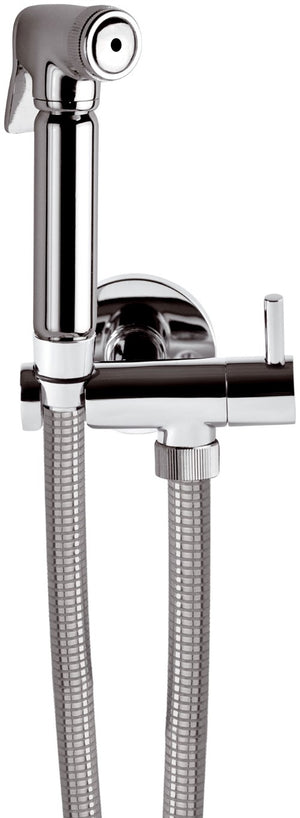 Set idroscopino composto da: idroscopino art. rb100, flessibile crom e rubinetto minimal
