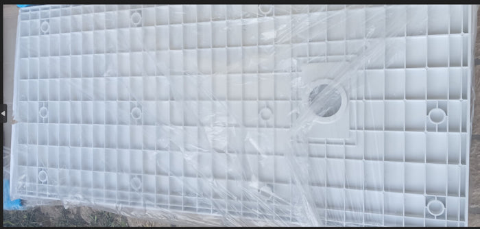 Piatto doccia in acrilico STONE ESSENCE - Bianco - Misura: 70 x 140 cm