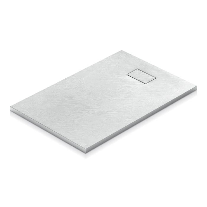 Piatto doccia in acrilico STONE ESSENCE - Bianco - Misura: 80 x 180 cm