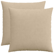 Federa 2 pcs HEERLEN Tortora 60 x 60 cm corduroy 912631