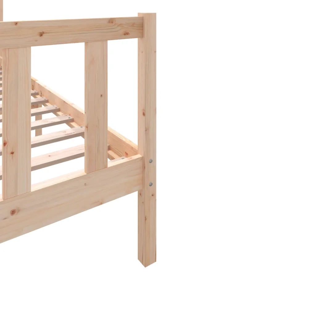 Giroletto-Struttura Letto in Legno Massello di Pino 100x200 cm 943074