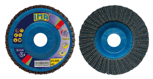 ima disco zirconio a lamelle mm.115 gr.120 cod:ferx.13470