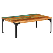 Tavolino da CaffÃ¨ 100x60x35 cm Legno Massello di Recupero cod mxl 13535