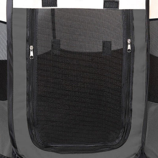 VALORA Box pieghevole ottagonale per animali domestici - Grigio 74x74x43cm