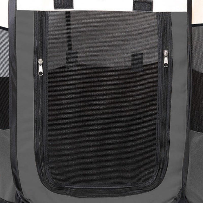 VALORA Box pieghevole ottagonale per animali domestici - Grigio 74x74x43cm