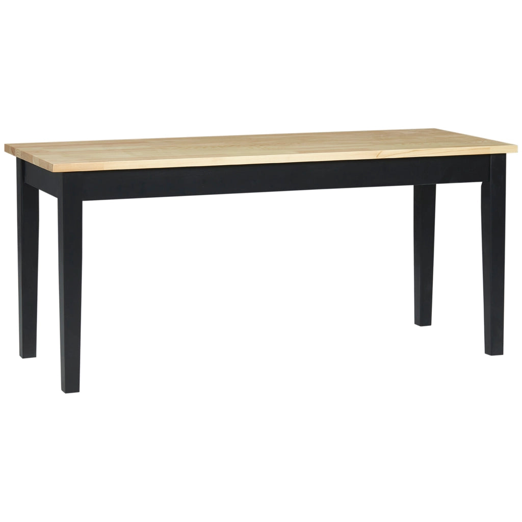 Divano 2 posti in legno massello ¨C zephmum ¨C Natur+ Nero