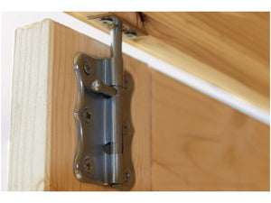 Box di legno Astrid in abete grezzo non trattato cm300x300x226H Losa