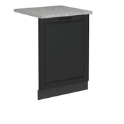 Pannello frontale della lavastoviglie R-Line Antracite rustico/Antracite 60 cm, PL Marmo Vicco