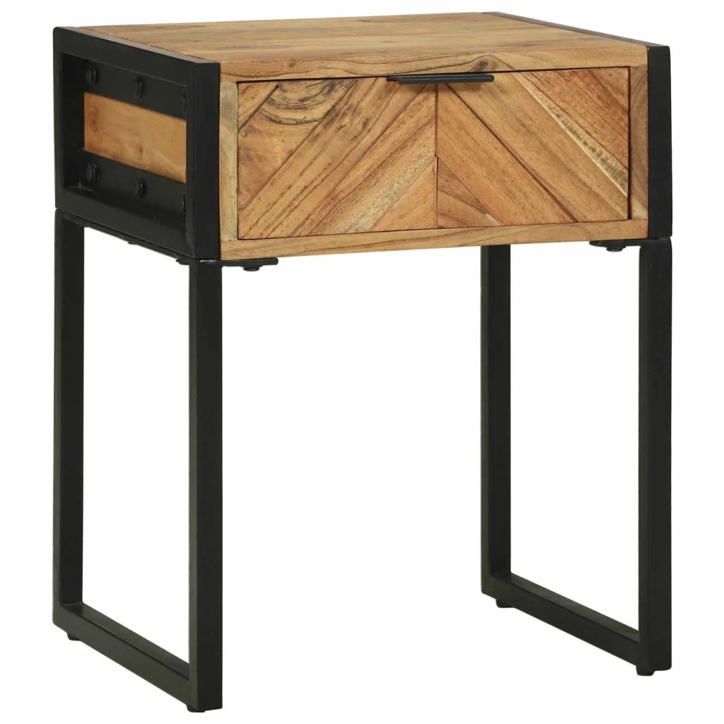 Comodino | Armadio da Notte | Mobiletto da notte con cassetto Marrone 40 x 35 x 50 cm