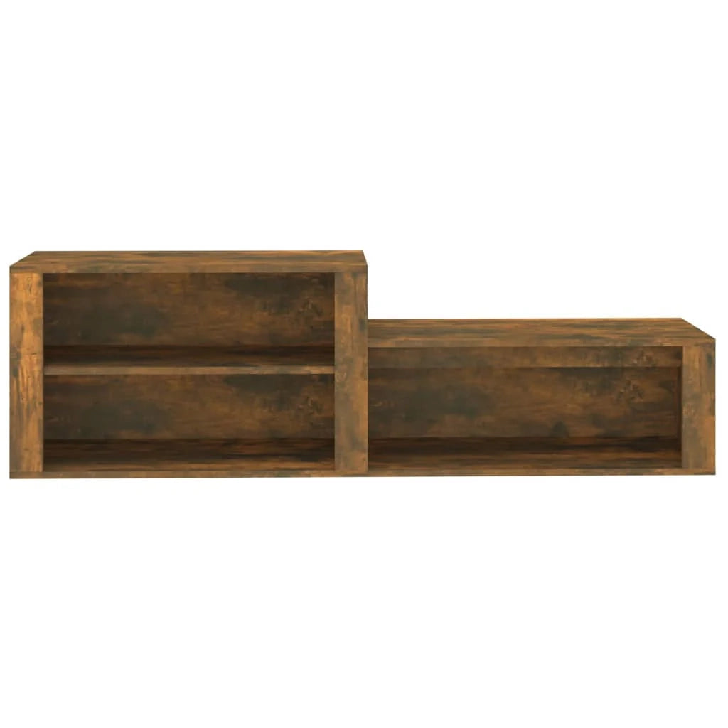 Scarpiera mobiletto portascarpe mobile per ingresso/corridoio/soggiorno 150 x 35 x 45 cm legno ingegnerizzato marrone 02_0021554
