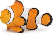 Papo- Poisson Clown Animaux Statuetta, Colore Arrancione-Bianco-Nero,Eta 3+