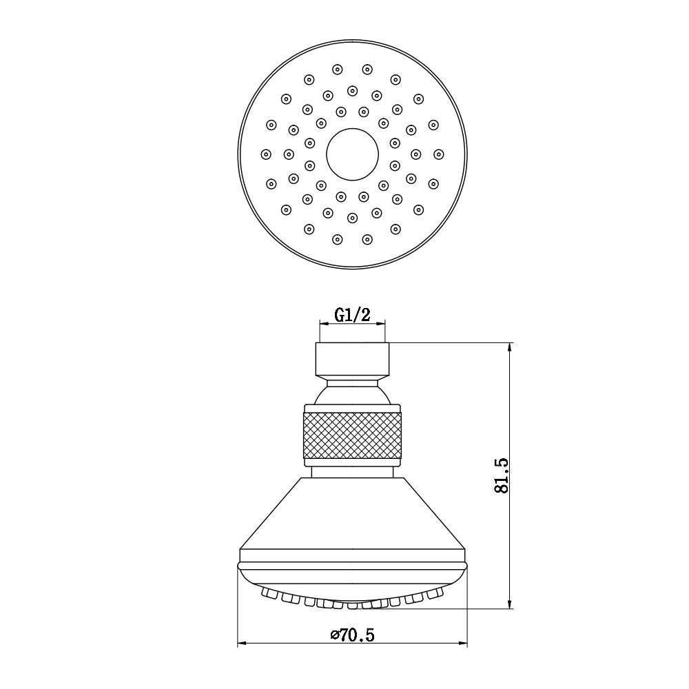 Soffione a snodo anticalcare