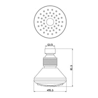 Soffione a snodo anticalcare