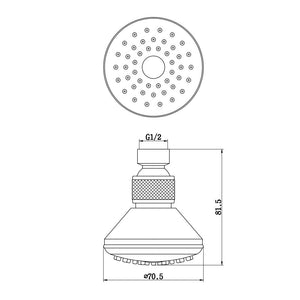 Soffione a snodo anticalcare