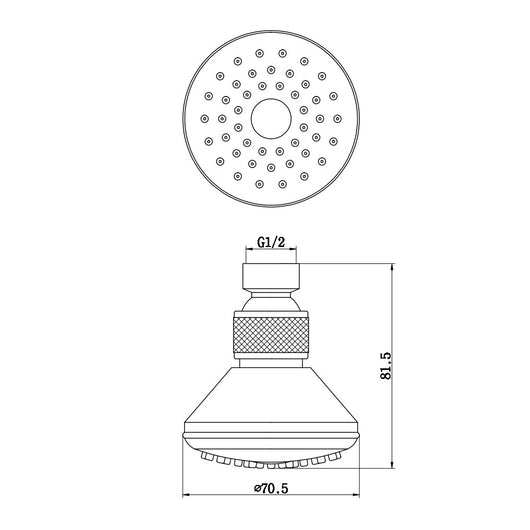 Soffione a snodo anticalcare