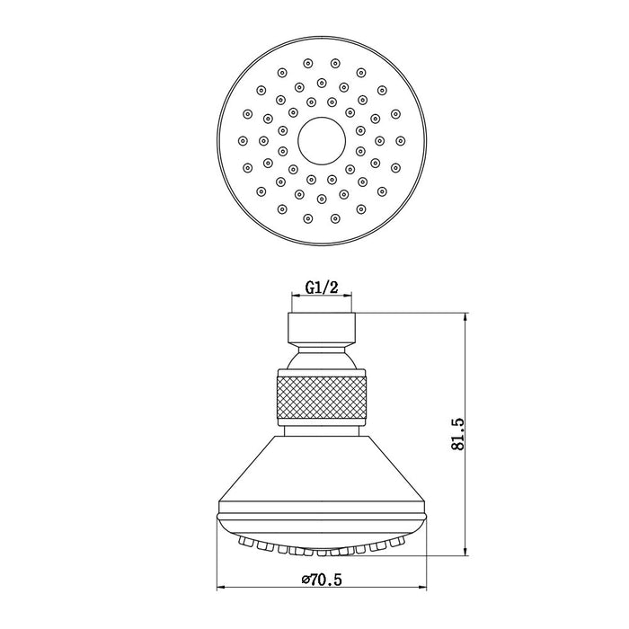 Soffione a snodo anticalcare