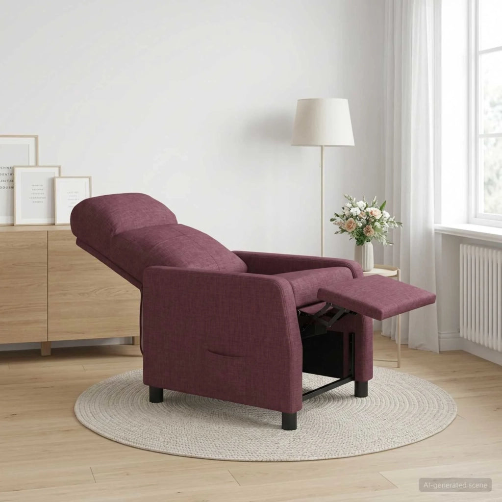 Divano Sedia-Poltrona reclinabile Viola Tessuto 672444