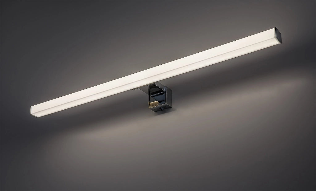 Applique bagno LED integrato Oliro cromo IP44 Rabalux