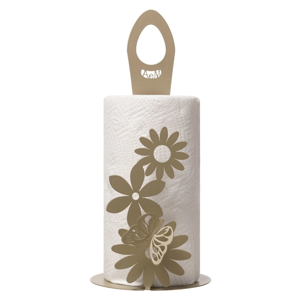 Porta rotoli da cucina Margherite Bianco marmo