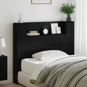 Testiera Letto Rovere Nero Legno ingegnerizzato